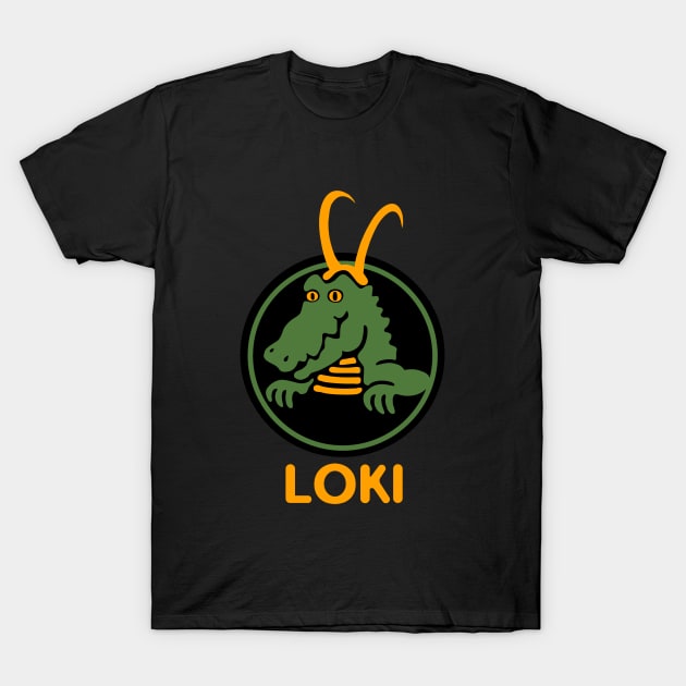 Croc Loki T-Shirt by ajax2099